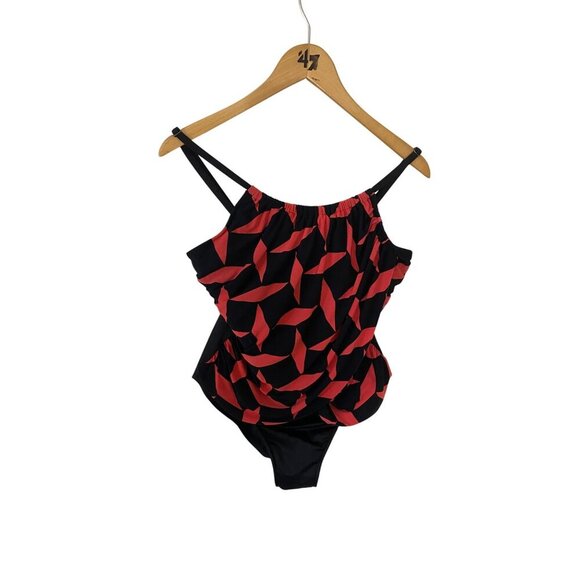 Magic Suit Women's Black And Red Printed One Piece Suim Suit - 12 - Picture 1 of 12